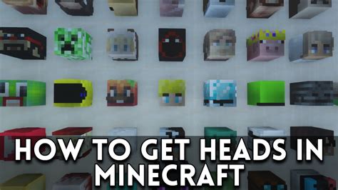 How to get your head in minecraft