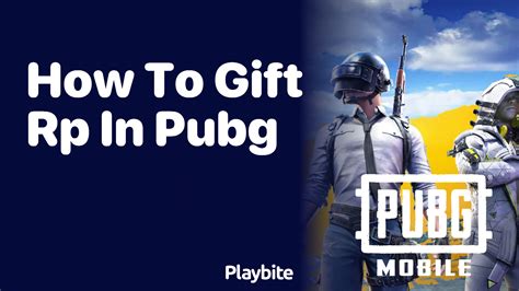 How to gift rp in pubg