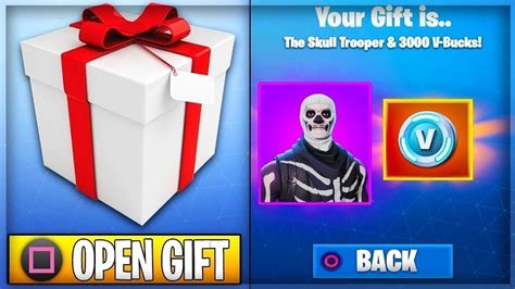 How to gift skins in fortnite from your locker. You will be taken to the preview page, where you will be able to check the skin or item yourself before giving it as a gift. You will see an information box on the left side of your screen, which will contain two options: “ Purchase” and “ Buy as a Gift.”. Once you click the “Buy as a Gift” option, you will be asked to pick a ... 