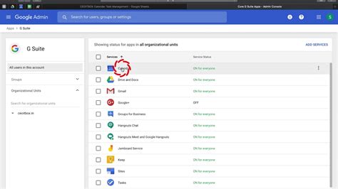 How to give Calendar sharing permissions in GSuite YouTube