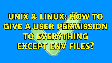How to give permission in unix