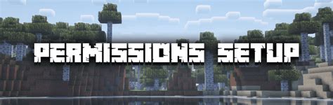 How to give permissions in minecraft server