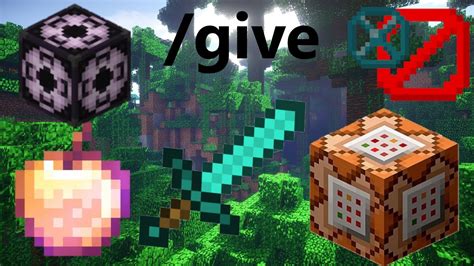 How to give stuff in minecraft