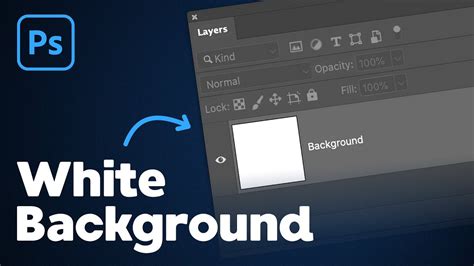 How to give white background in photoshop