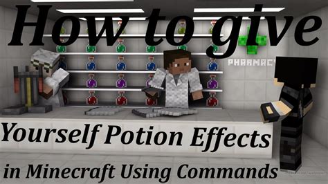 How to give yourself effects in minecraft