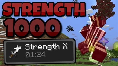 How to give yourself strength in minecraft