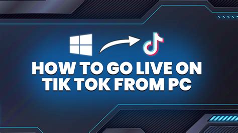How to go live on tiktok on pc. Nov 15, 2023 · With your plan in action and all the details nailed down, you’re ready to broadcast. To go live, follow these steps: Open TikTok. Tap the “+” button at the bottom of your screen. This will open your in-app camera. Select “LIVE” from the menu at the bottom of your screen. Choose an image and enter the title. 