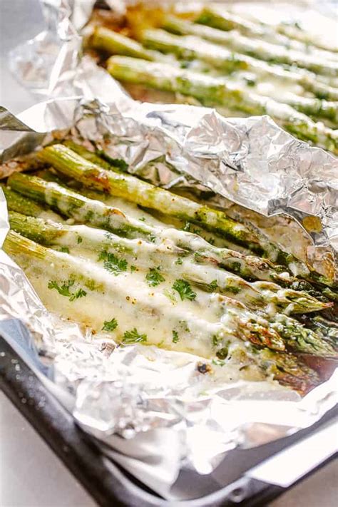 How to grill asparagus in foil packets