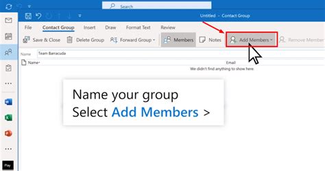 How to group in outlook