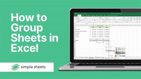 How to group worksheets in excel mac