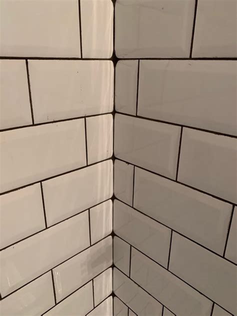 How to grout corners in a shower