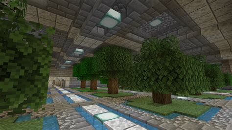 How to grow trees underground in minecraft