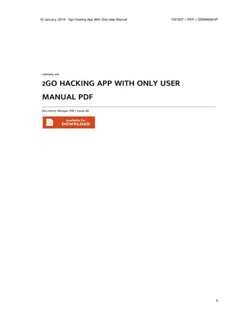How to hack 2go account manually. - Ios programming the big nerd ranch guide 4th edition big.