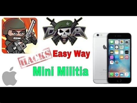 How to hack mini militia in ios