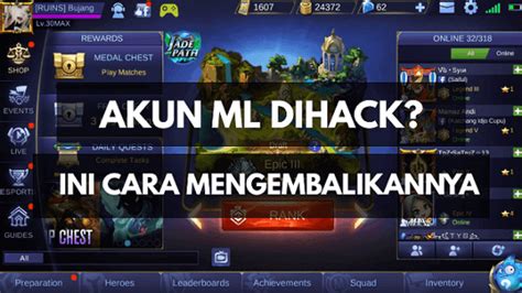 How to hack mobile legends account password.  Starting from careless use t...