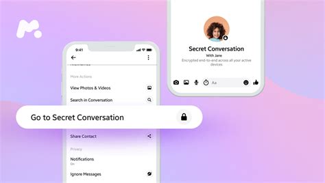 How to hack secret conversation in messenger