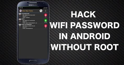 How to hack wifi password using android phone without root. Jan 27, 2026 ...
