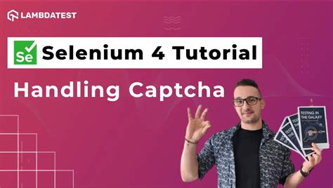 How to handle captcha in selenium webdriver