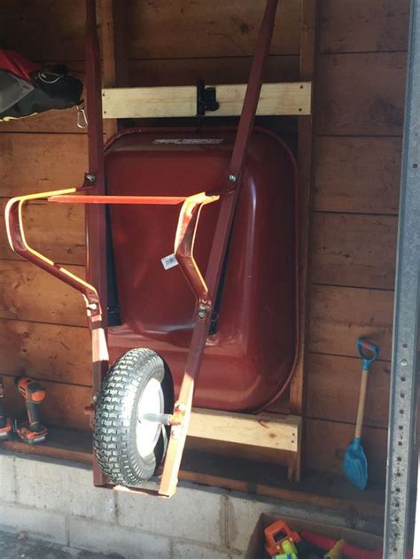 Aug 6, 2023 · Table of ContentsDifferent Ways Of Hanging A Wheelbarrow On The WallDouble-Ended DIY Wooden Wheelbarrow HangerThe Storage Hook And Rail …. 