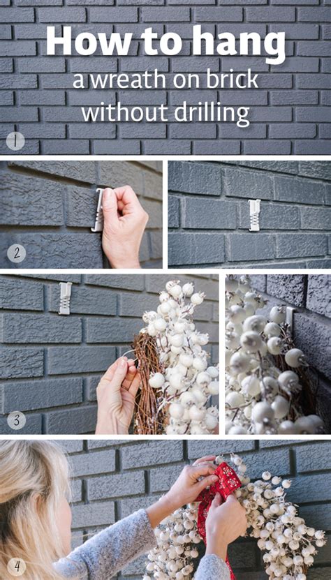How to hang wreath on brick. Things To Know About How to hang wreath on brick. 