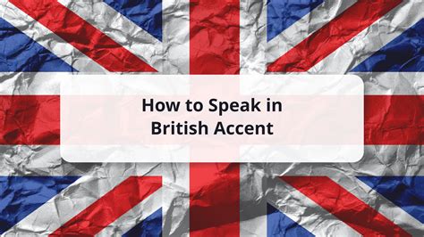 How to have an accent in english