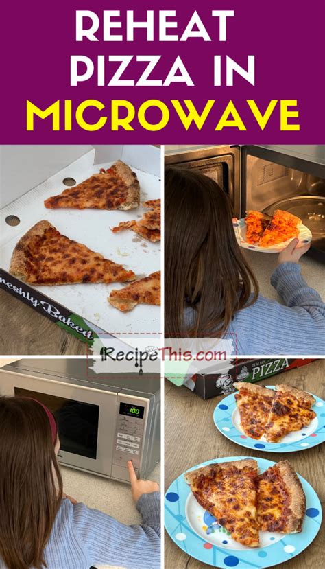 How to heat a pizza in microwave