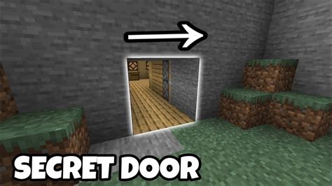 How to hide a door in minecraft