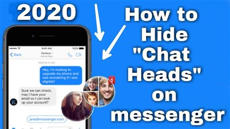 How to hide chat heads in messenger