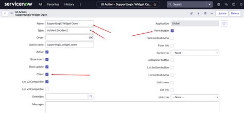 How to hide global submit button in servicenow.  In the condition field, add...