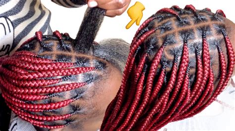 How to hide hair in box braids