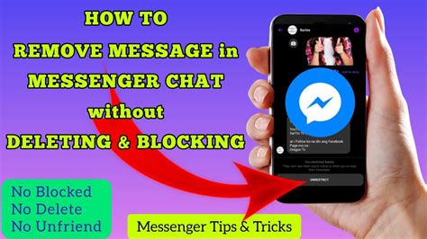 How to hide messages in messenger