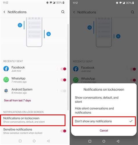 How to hide sms notification on android.  Sep 1, 2023 · How to Hide Notifications on Lock Sc...