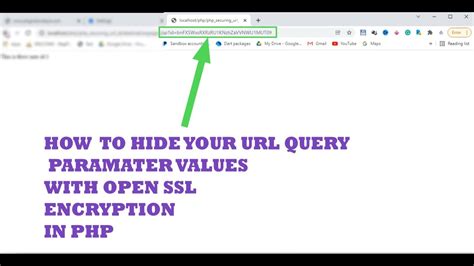 How to hide url parameters in php
