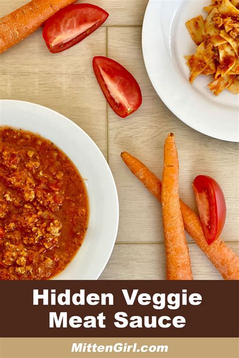 How to hide vegetables in spaghetti sauce