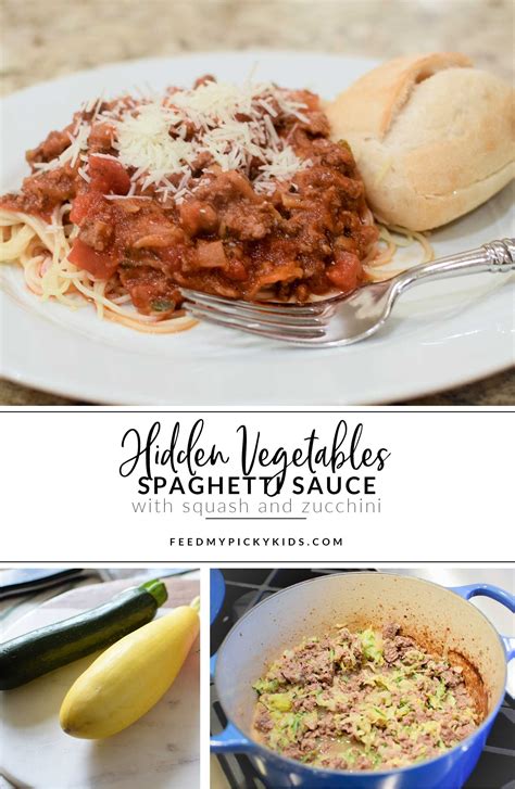 How to hide veggies in spaghetti sauce
