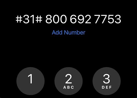The easiest way to hide your phone number on iPhone or Android: 1. In the United States: Dial *67 before the phone number you are dialing. (*67 will not work when calling toll free numbers (800 and 888) and emergency services such as 911) 2. In the United Kingdom (UK) or Ireland: Dial 141 before the phone number you are dialing..