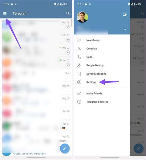 How to hide your number in telegram
