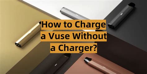 The VUSE Alto uses a standard VUSE-issued USB charger. The USB cha