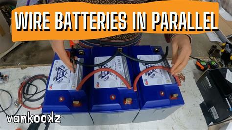 How to hook batteries in parallel