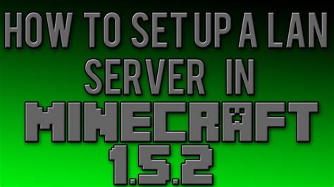How to host a minecraft server lan