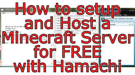 How to host minecraft server with hamachi