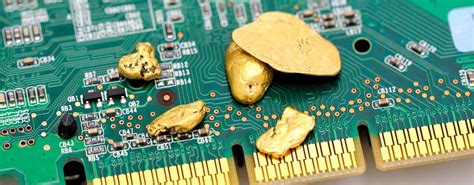 How to identify gold in electronics
