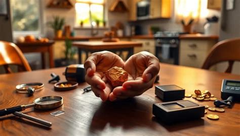 How to identify gold in home