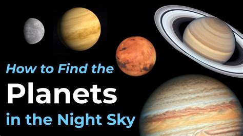 How to identify planets in night sky