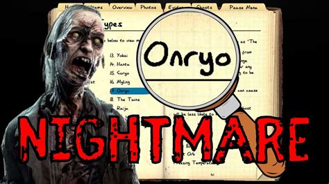 How to identify the ONRYO in Phasmophobia YouTube