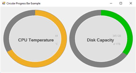 How to implement and use Circular Progress Bars in WinForms. 