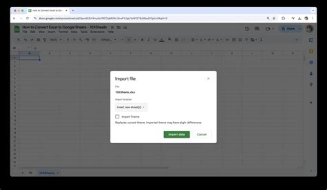 How to import Excel to Google Sheets How to Convert Excel to Google