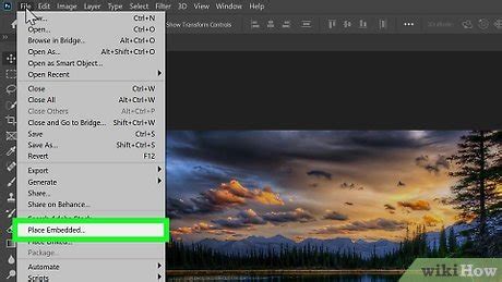 How to import an image in photoshop