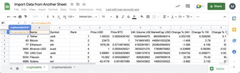 How to import data from one Google Sheet to another Supermetrics