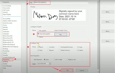How to import digital signature in pdf